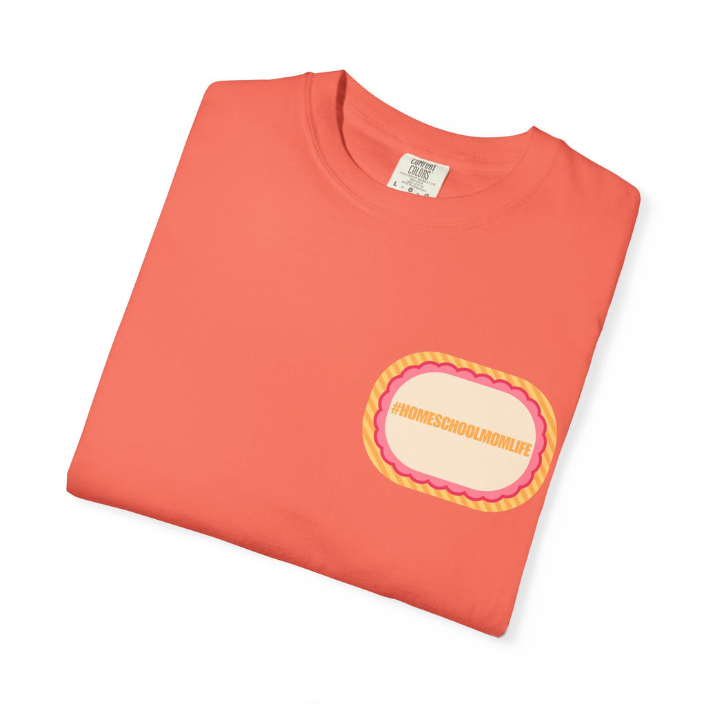 Teacher, Principal, Lunchlady, Mama T-Shirt — Colorful Retro Patch Design