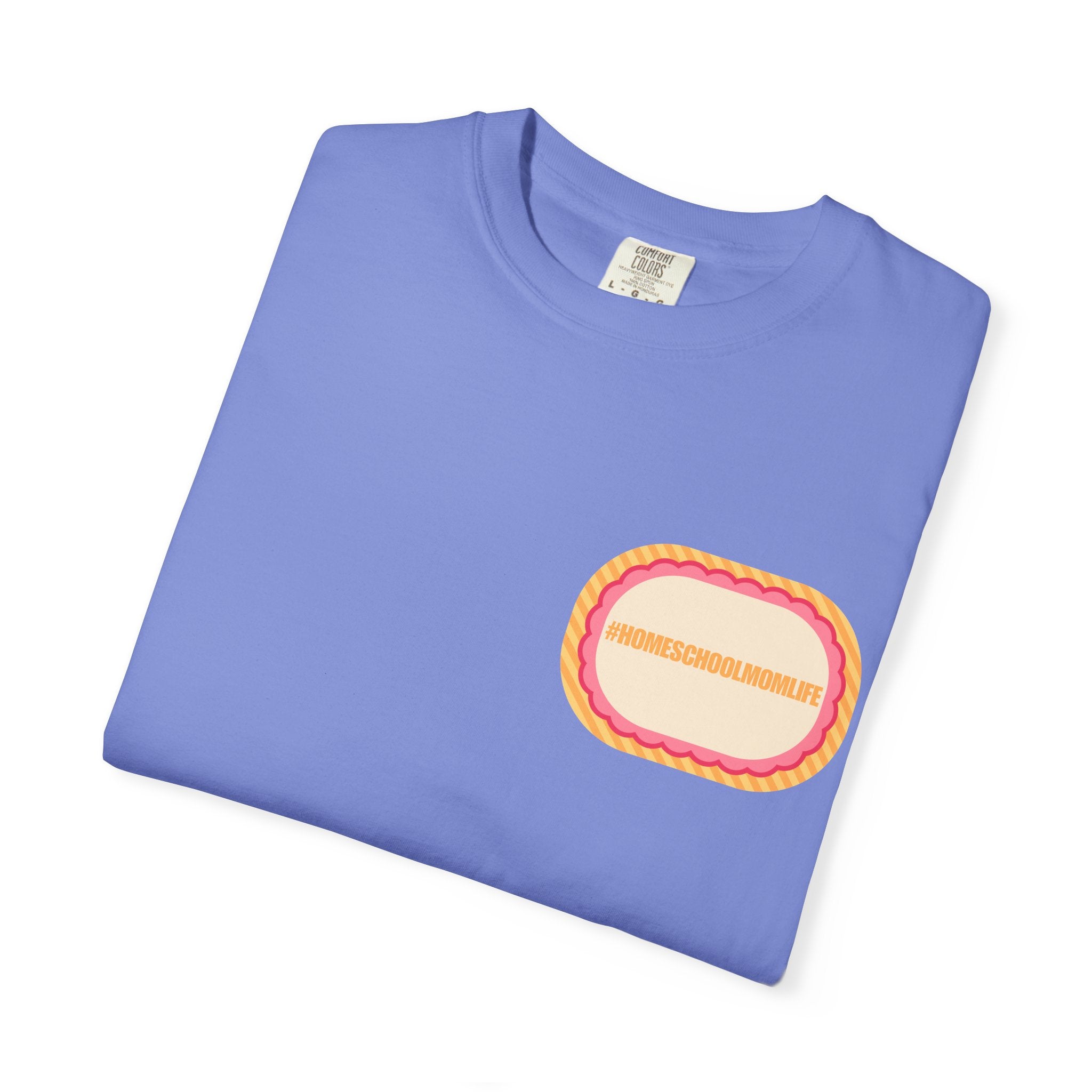 Teacher, Principal, Lunchlady, Mama T-Shirt — Colorful Retro Patch Design
