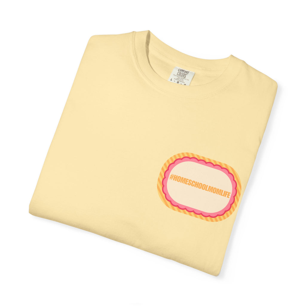 Teacher, Principal, Lunchlady, Mama T-Shirt — Colorful Retro Patch Design