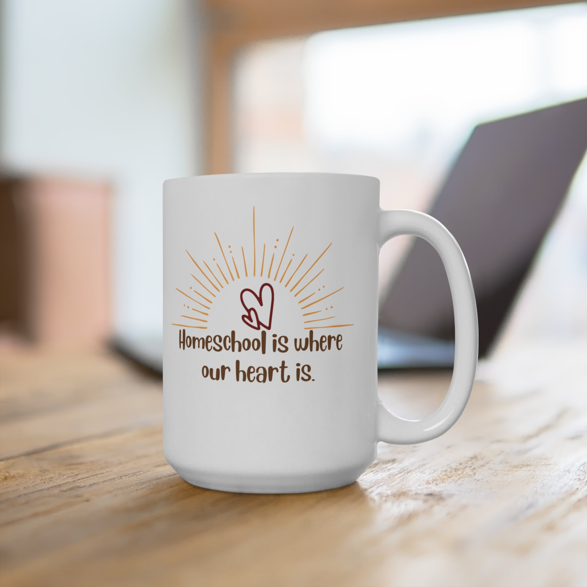 Homeschool Mom Coffee Mug — 15oz Gift for Homeschooling Moms