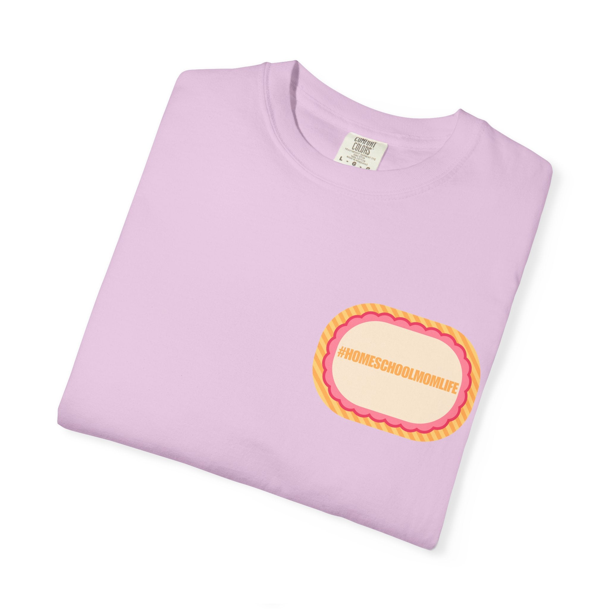 Teacher, Principal, Lunchlady, Mama T-Shirt — Colorful Retro Patch Design