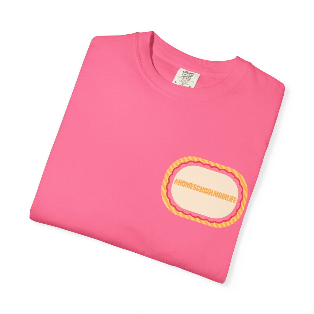 Teacher, Principal, Lunchlady, Mama T-Shirt — Colorful Retro Patch Design