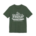 Homeschooling & Jesus Floral Tee — Christian Homeschool Mom Shirt