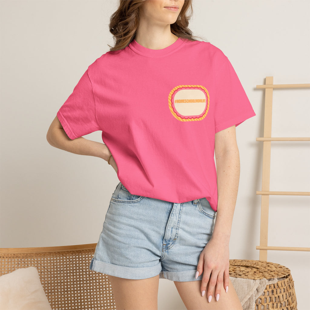 Teacher, Principal, Lunchlady, Mama T-Shirt — Colorful Retro Patch Design